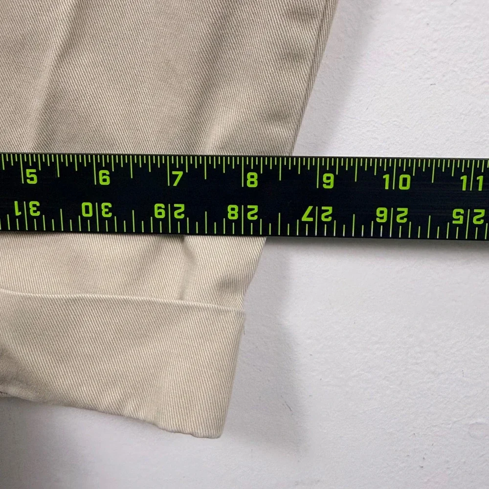 Polo Ralph Lauren Hammond Pant Mens 35x30 Beige Pleated Front Classic Chino Cuff